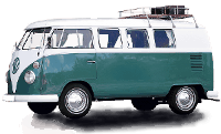 alter Surfer VW-Bus 